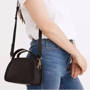 Madewell Sydney Zip Top Crossbody Leather Bag
